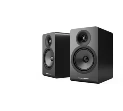 Acoustic Energy AE100 MK2 Satin Black Bookshelf Speakers Pair
