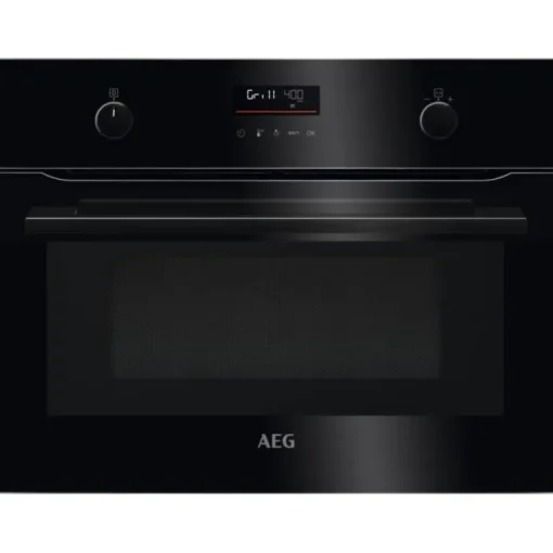 AEG 8000 Series KMK565060B Combi Quick Combination Built-In Microwave Oven in Black