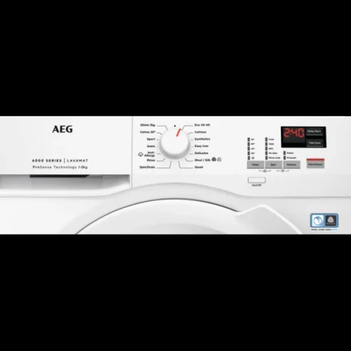 AEG L6FBK841B Series 6000 ProSense 8kg 1400 Spin Washing Machine
