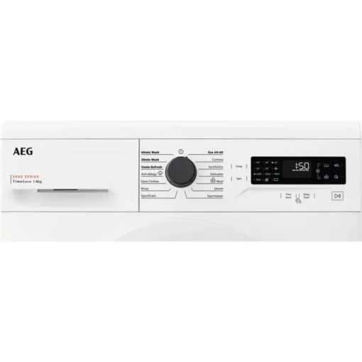 AEG LFX50844B Series 5000 8 kg 1400 Spin Washing Machine White