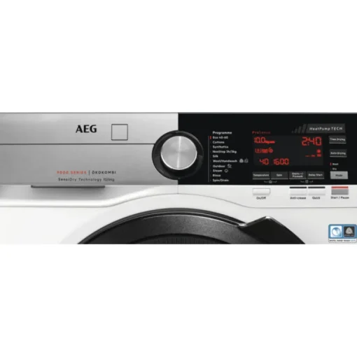AEG L9WEC169R Series 9000 SensiDry 1600 Spin Washer Dryer 10+6 kg White