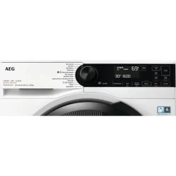 AEG LWR7485M4U Series 7000 ProSteam 8+5kg 1600 Spin Washer Dryer White