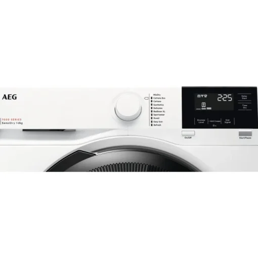 AEG TR718L4B Series 7000 SensiDry 8Kg Heat Pump Tumble Dryer White