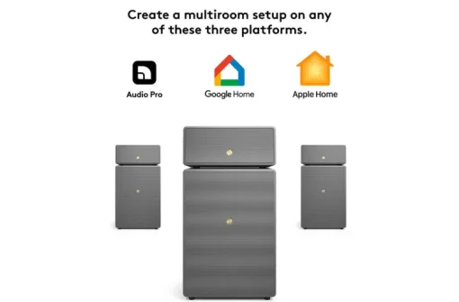 Audio Pro Drumfire II Wireless Multi Room Speaker Grey