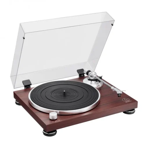 Audio Technica ATLPW50BTRW Turntable Bluetooth Manual Belt Drive Wood Base Rosewood Ex-Display Clearance