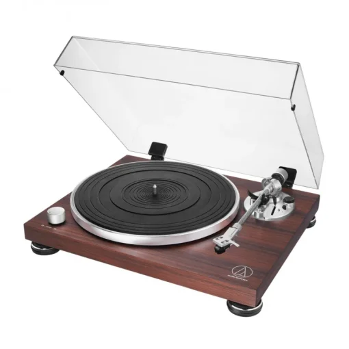 Audio Technica ATLPW50BTRW Turntable Bluetooth Manual Belt Drive Wood Base Rosewood Ex-Display Clearance