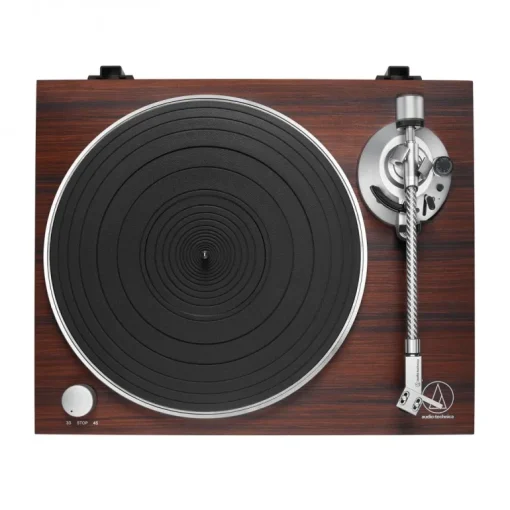 Audio Technica ATLPW50BTRW Turntable Bluetooth Manual Belt Drive Wood Base Rosewood Ex-Display Clearance