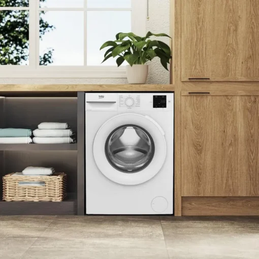 Beko BMN3WT3821W 8kg 1200 Spin Washing Machine White