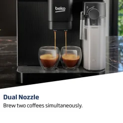 Beko CEG7304X CaffeExperto Fully Automatic 2L Bean To Cup Coffee Machine with Integrated Milk Jug Silver