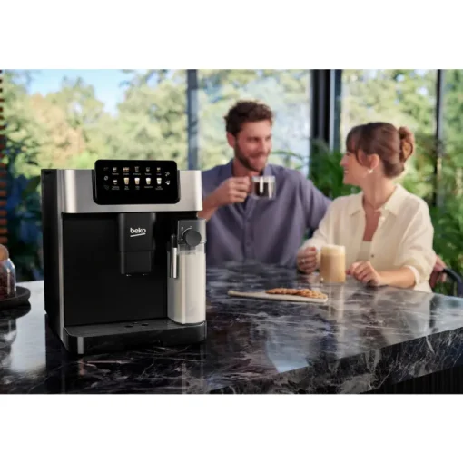 Beko CEG7304X CaffeExperto Fully Automatic 2L Bean To Cup Coffee Machine with Integrated Milk Jug Silver