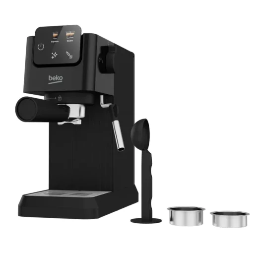 Beko CEP5302B CaffeExperto Manual Espresso Coffee Machine with Steam Wand Black