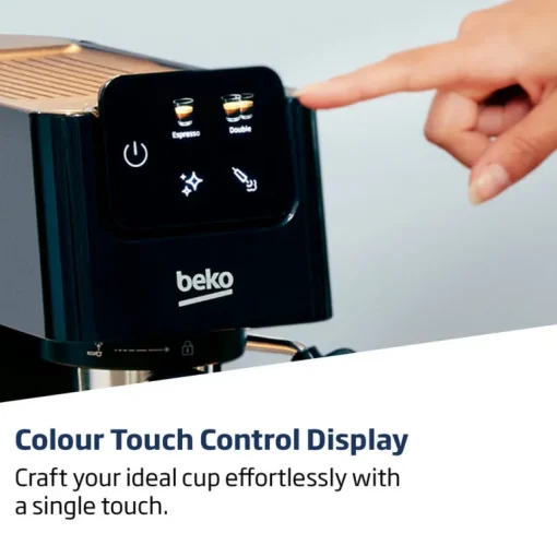 Beko CEP5302B CaffeExperto Manual Espresso Coffee Machine with Steam Wand Black