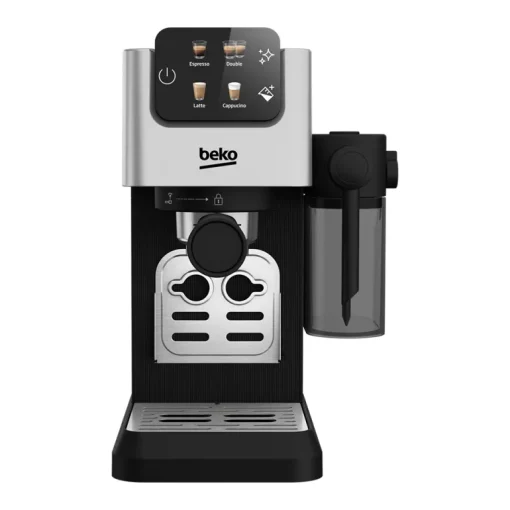 Beko CEP5304X CaffeExperto Semi Automatic Espresso Coffee Machine with Integrated Milk Jug Silver