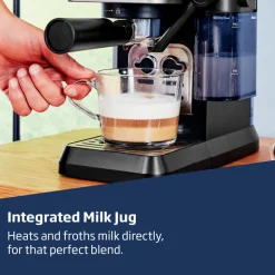 Beko CEP5304X CaffeExperto Semi Automatic Espresso Coffee Machine with Integrated Milk Jug Silver