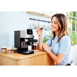 Beko CEP5304X CaffeExperto Semi Automatic Espresso Coffee Machine with Integrated Milk Jug Silver