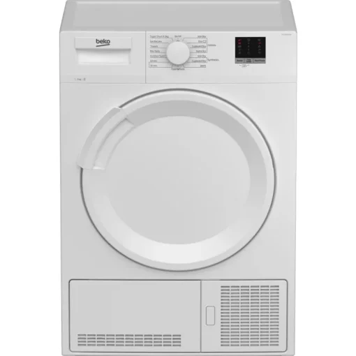 Beko DTLCE80051W 8kg Condenser Tumble Dryer with Sensor Programmes White