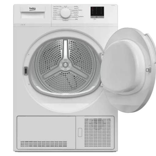Beko DTLCE80051W 8kg Condenser Tumble Dryer with Sensor Programmes White