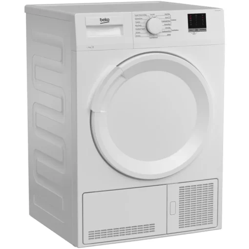 Beko DTLCE80051W 8kg Condenser Tumble Dryer with Sensor Programmes White