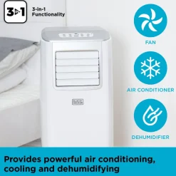 Black+Decker BXAC40005GB 7000 BTU Portable Air Conditioner
