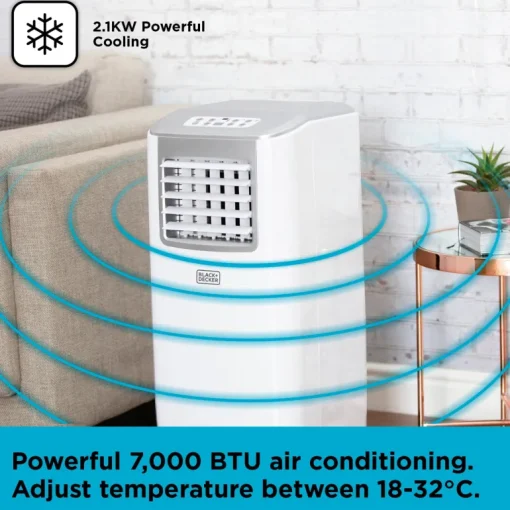 Black+Decker BXAC40005GB 7000 BTU Portable Air Conditioner