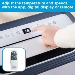 Black+Decker BXAC40018GB 16000 BTU Portable Smart Air Conditioner