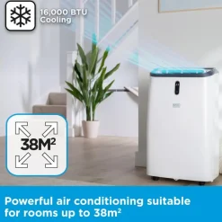 Black+Decker BXAC40018GB 16000 BTU Portable Smart Air Conditioner