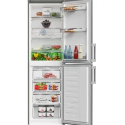 Blomberg KGM4574VPS Frost Free Fridge Freezer Stainless Steel