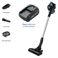 Bosch BBS611GBKIT Unlimited Serie 6 ProClean Cordless Cleaner Plus Additional Battery