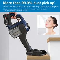 Bosch BBS611GBKIT Unlimited Serie 6 ProClean Cordless Cleaner Plus Additional Battery