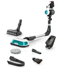 Bosch BCS71HYGGB ProAqua Cordless Vacuum Cleaner - Up To 40 Minutes Run Time White
