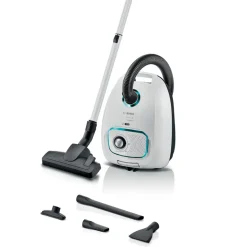 Bosch BGB41HYGGB Series 4 Bagged Cylinder Vacuum Cleaner ProHygienic White