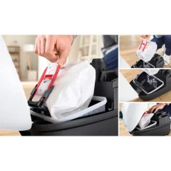 Bosch BGB41HYGGB Series 4 Bagged Cylinder Vacuum Cleaner ProHygienic White