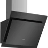 Bosch DWK67CM60B Serie 4 Wall-mounted cooker hood 60 cm clear glass black