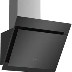 Bosch DWK67CM60B Serie 4 Wall-mounted cooker hood 60 cm clear glass black
