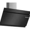 Bosch DWK97JQ60B Serie 6 Wall-mounted cooker hood 90 cm clear glass black
