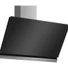 Bosch DWK98PR60B Serie 8 Wall-mounted cooker hood 90 cm clear glass black