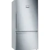 Bosch KGB86AIFP Serie 6 Free-standing fridge-freezer with freezer at bottom 186 x 86 cm Inox-easyclean