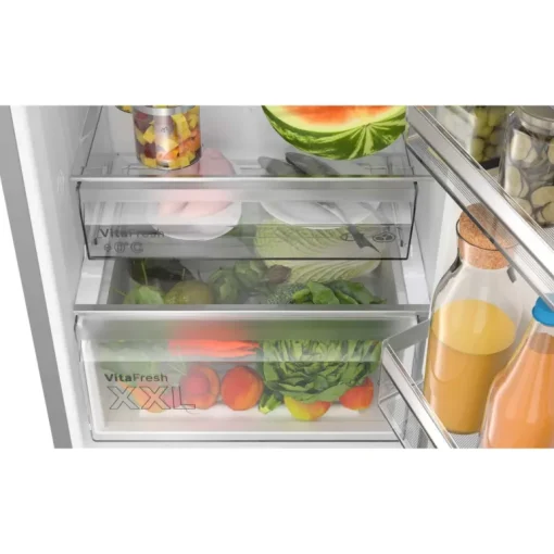 Bosch KGN392LBFG Series 4 Freestanding Frost Free Fridge Freezer Stainless Steel