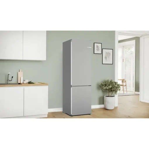 Bosch KGN392LDFG Serie 4 Free-standing fridge-freezer with freezer at bottom 203 x 60 cm Inox-look