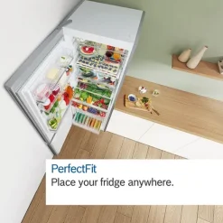 Bosch KGN392LDFG Serie 4 Free-standing fridge-freezer with freezer at bottom 203 x 60 cm Inox-look