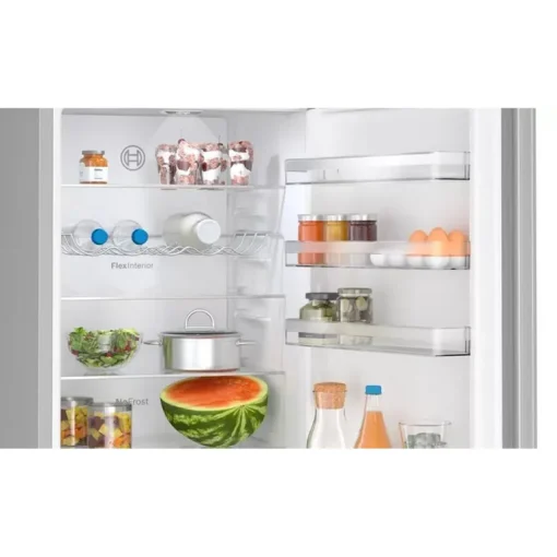 Bosch KGN392LDFG Serie 4 Free-standing fridge-freezer with freezer at bottom 203 x 60 cm Inox-look