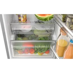 Bosch KGN392LDFG Serie 4 Free-standing fridge-freezer with freezer at bottom 203 x 60 cm Inox-look