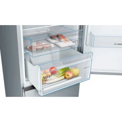 Bosch KGN392LEBG 60cm Series 4 Total No Frost Fridge Freezer Stainless Steel