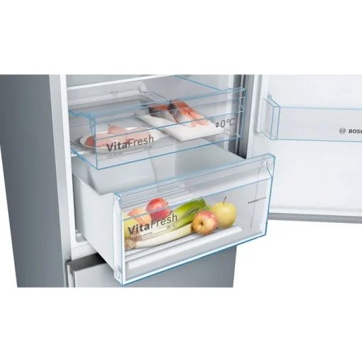 Bosch KGN392LEBG 60cm Series 4 Total No Frost Fridge Freezer Stainless Steel