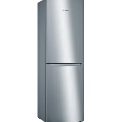Bosch KGN34NLEAG Serie 2 Free-standing fridge-freezer with freezer at bottom 186 x 60 cm Inox-look