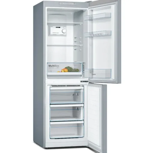 Bosch KGN33NLEBG Series 2 Freestanding No Frost Fridge Freezer Stainless Steel