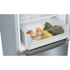Bosch KGN33NLEBG Series 2 Freestanding No Frost Fridge Freezer Stainless Steel