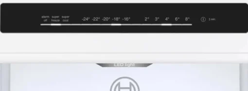 Bosch KGN362WDFG Series 4 Freestanding 60cm Frost Free Fridge Freezer White
