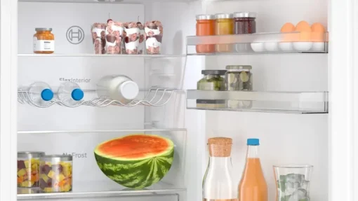 Bosch KGN362WDFG Series 4 Freestanding 60cm Frost Free Fridge Freezer White