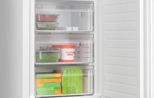 Bosch KGN362WDFG Series 4 Freestanding 60cm Frost Free Fridge Freezer White